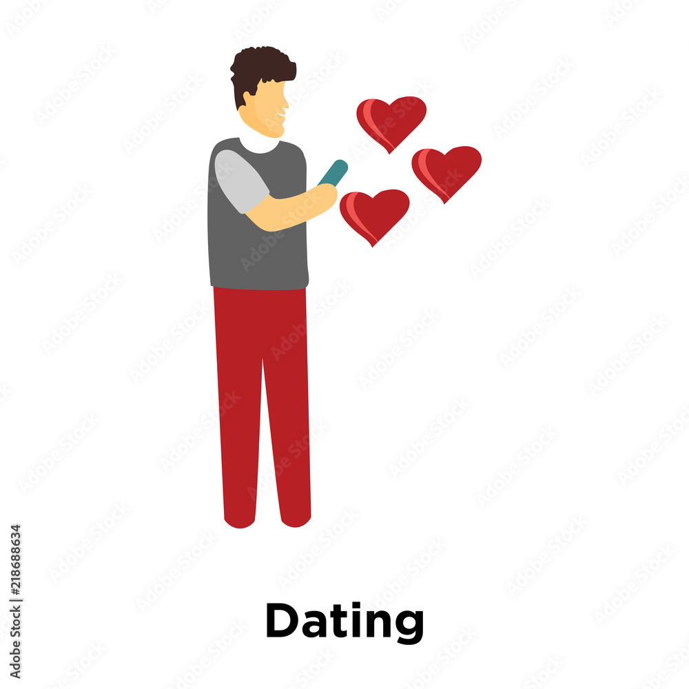 dating icon isolated on white background. Simple and editable dating icons. Modern icon vector illustration. dating icon isolated on white background. Simple and editable dating icons. Modern icon vector illustration.