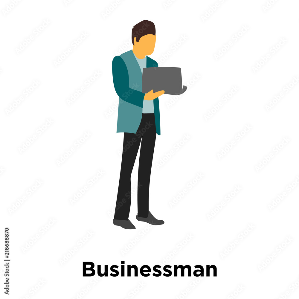businessman icon isolated on white background. Simple and editable businessman icons. Modern icon vector illustration. businessman icon isolated on white background. Simple and editable businessman icons. Modern icon vector illustration.