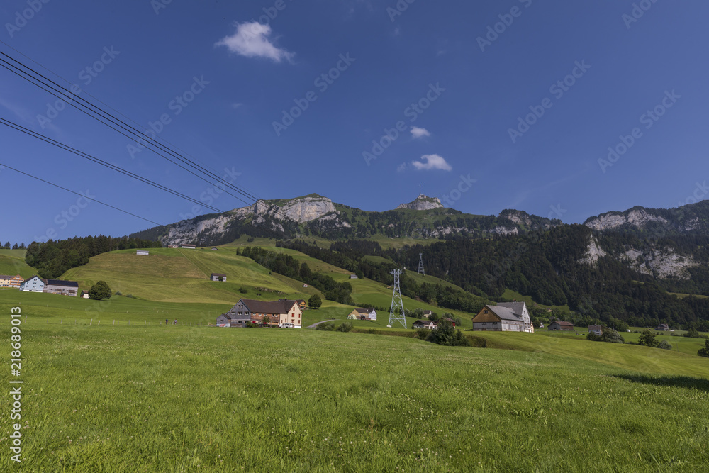 aerial cableway from Bruelisau to Mount Hoher Kasten