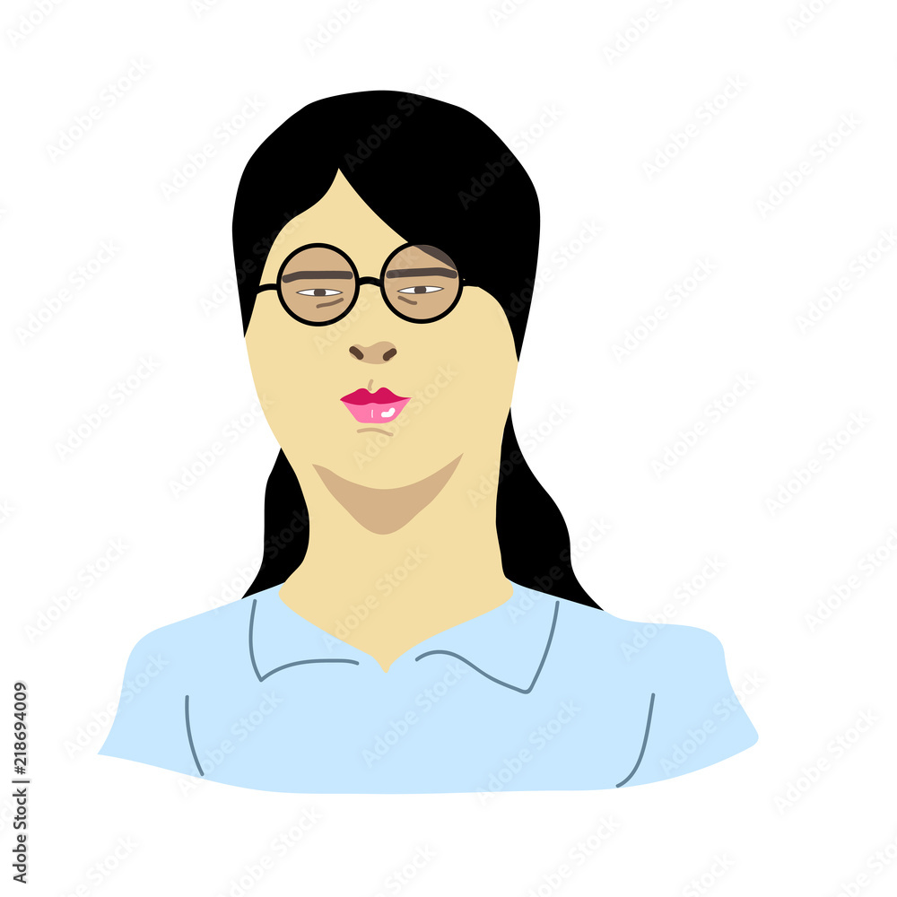 Woman face icon vector illustration graphic design, woman avatar icon Woman face icon vector illustration graphic design, woman avatar icon