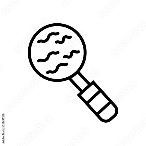loupe icon isolated on white background. Modern and editable loupe icon. Simple icons vector illustration.