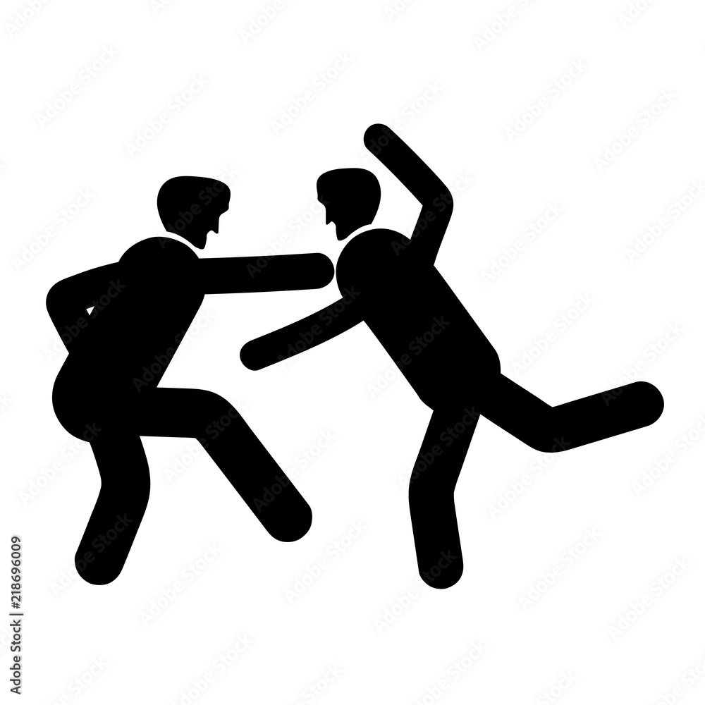 Wrestling icon vector isolated on white background, Wrestling sign Wrestling icon vector isolated on white background, Wrestling sign