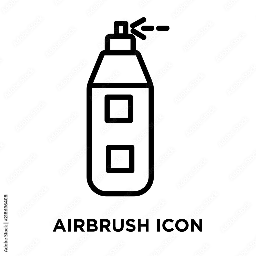 airbrush icons isolated on white background. Modern and editable airbrush icon. Simple icon vector illustration. airbrush icons isolated on white background. Modern and editable airbrush icon. Simple icon vector illustration.