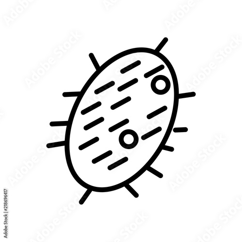 microorganisms icon isolated on white background. Modern and editable microorganisms icon. Simple icons vector illustration.