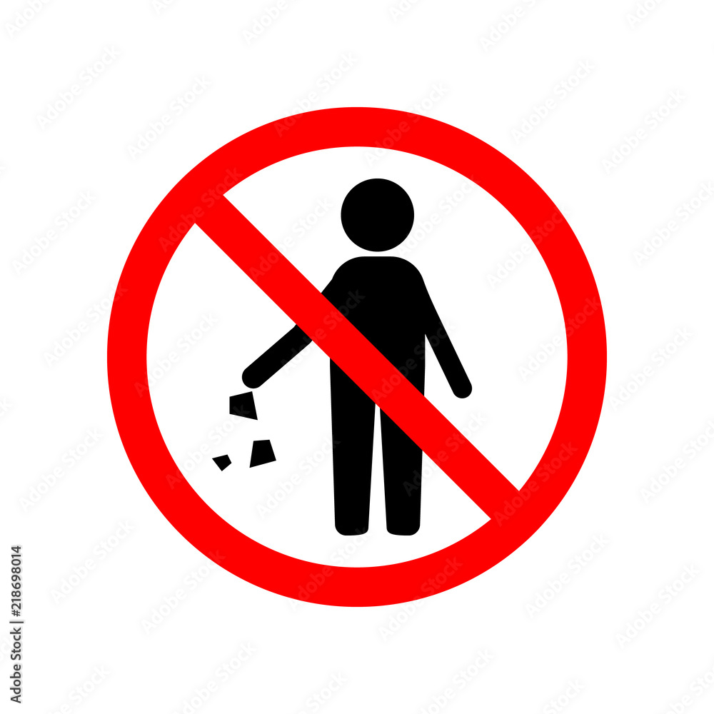 forbidden throw garbage icon. Element of ptohibited sign for mobile concept and web apps. Sign of forbidden throw garbage icon can be used for web and mobile forbidden throw garbage icon. Element of ptohibited sign for mobile concept and web apps. Sign of forbidden throw garbage icon can be used for web and mobile
