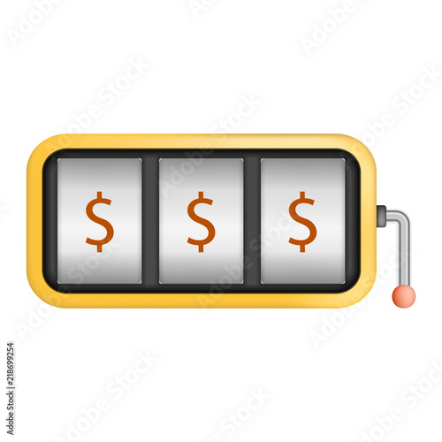 Casino lucky hand draw mockup. Realistic illustration of casino lucky hand draw vector mockup for web design isolated on white background