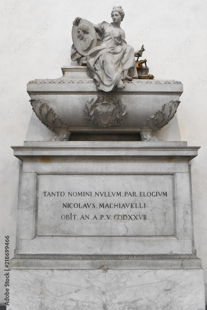 Obraz premium Sepoltura Niccolò Machiavelli - Firenze