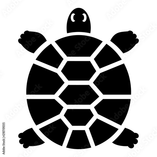 Hawaii turtle icon. Simple illustration of hawaii turtle vector icon for web design isolated on white background