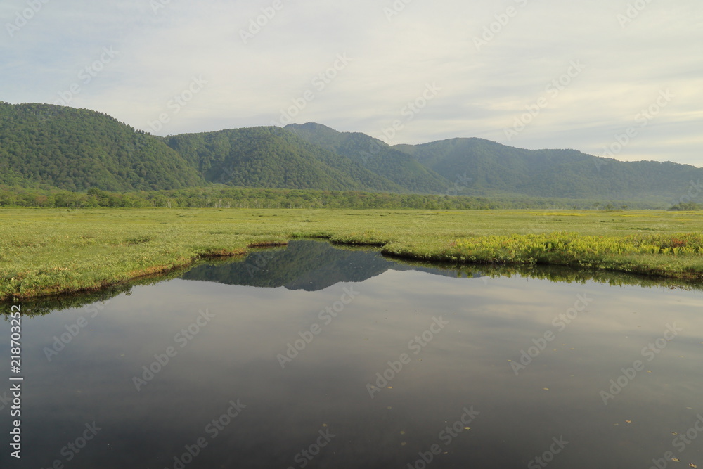 早朝の尾瀬ヶ原 / Oze national park in early morning