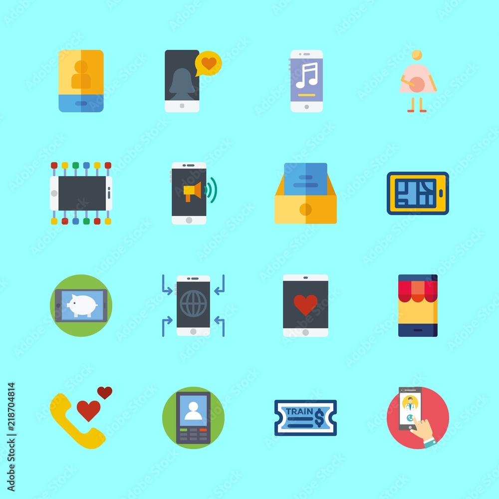 telephone icons set. digital, maternal, man and one graphic works telephone icons set. digital, maternal, man and one graphic works