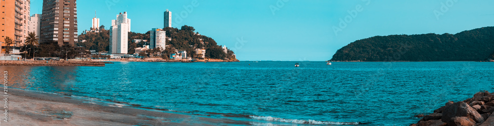 Naklejka premium blue sea