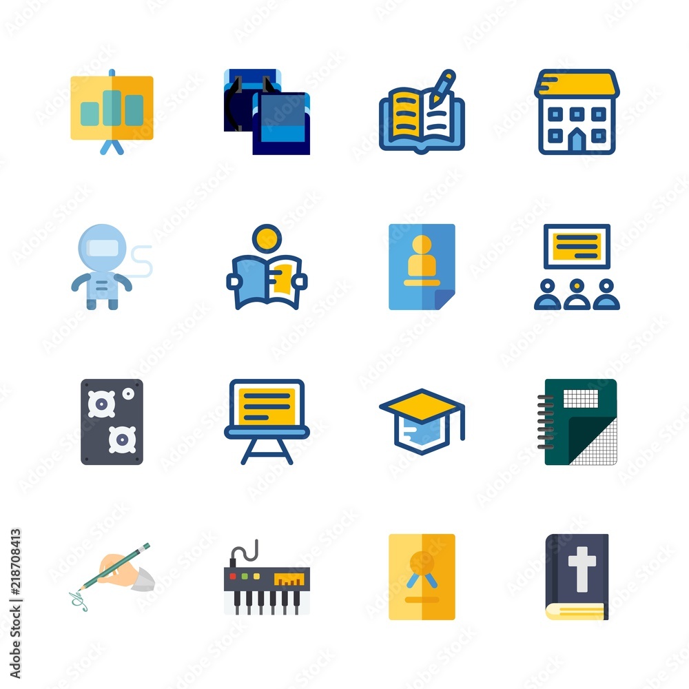 education icons set. pages, sky, educate and god graphic works education icons set. pages, sky, educate and god graphic works