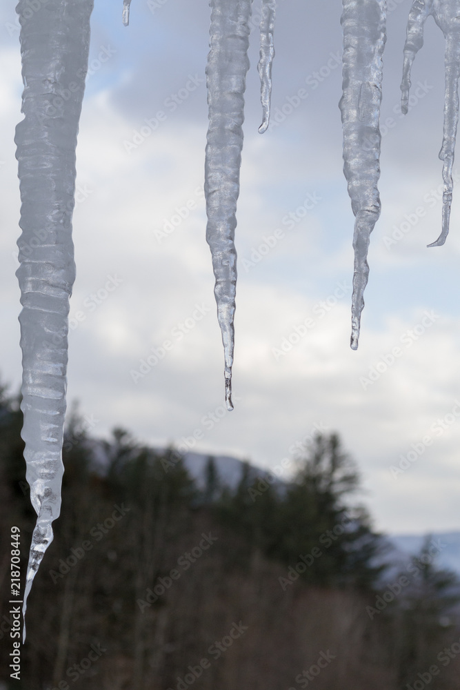 Icicles in Vermont Icicles in Vermont