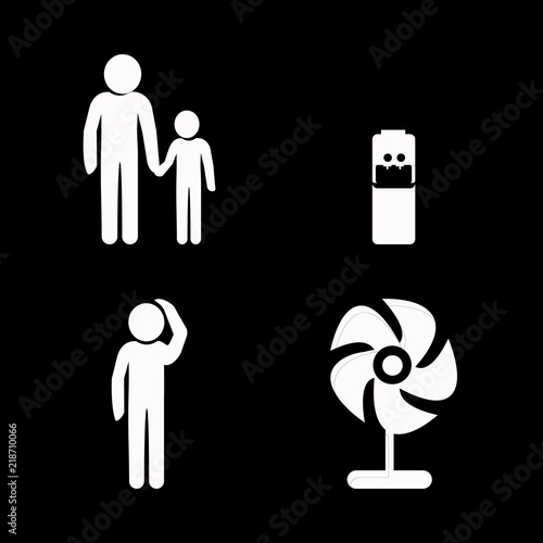 nature icons set. tool, order, positive and meditation graphic works