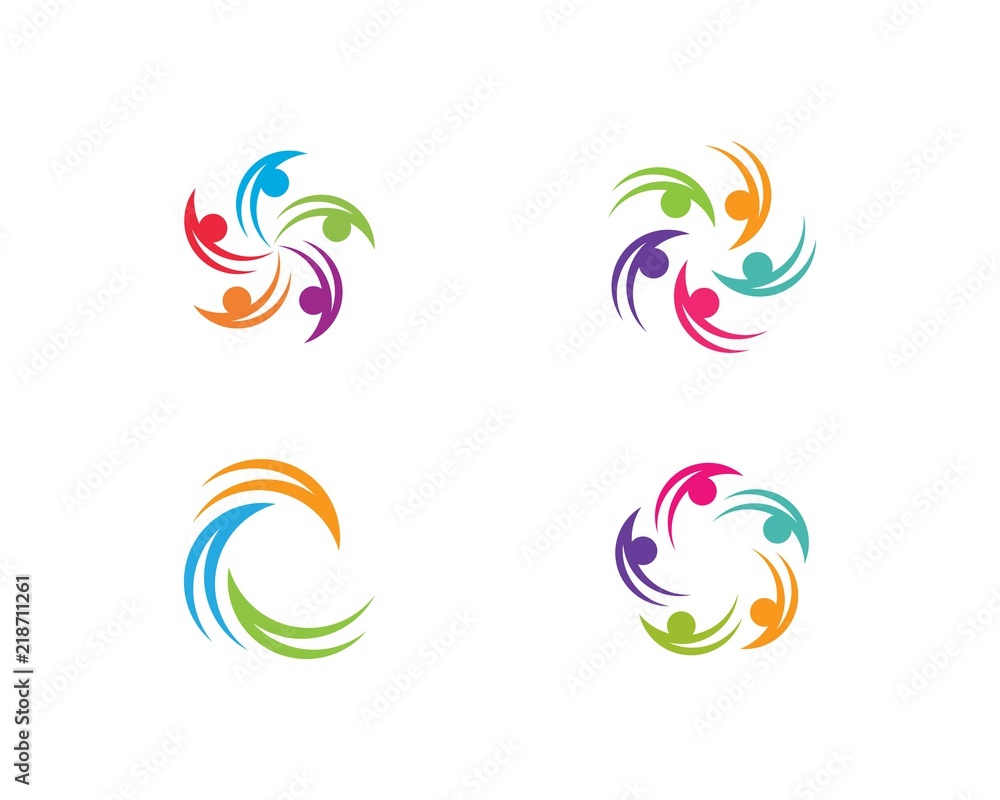 community care Logo template