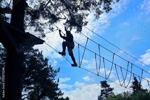 high ropes challenge course