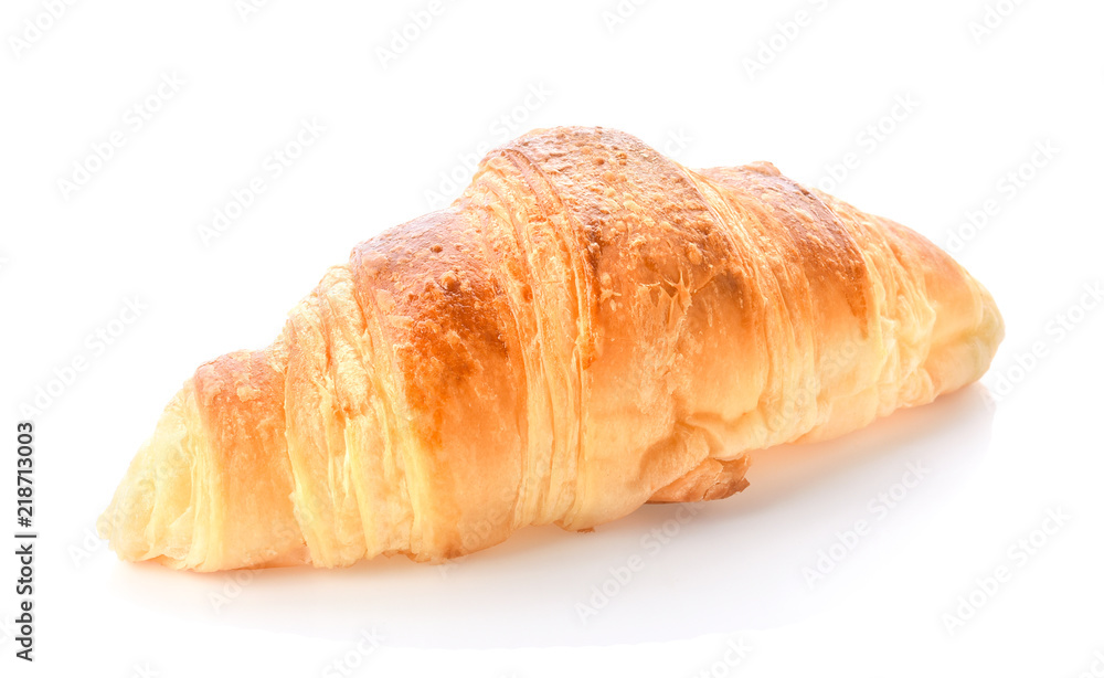 Fresh croissant on white background Fresh croissant on white background