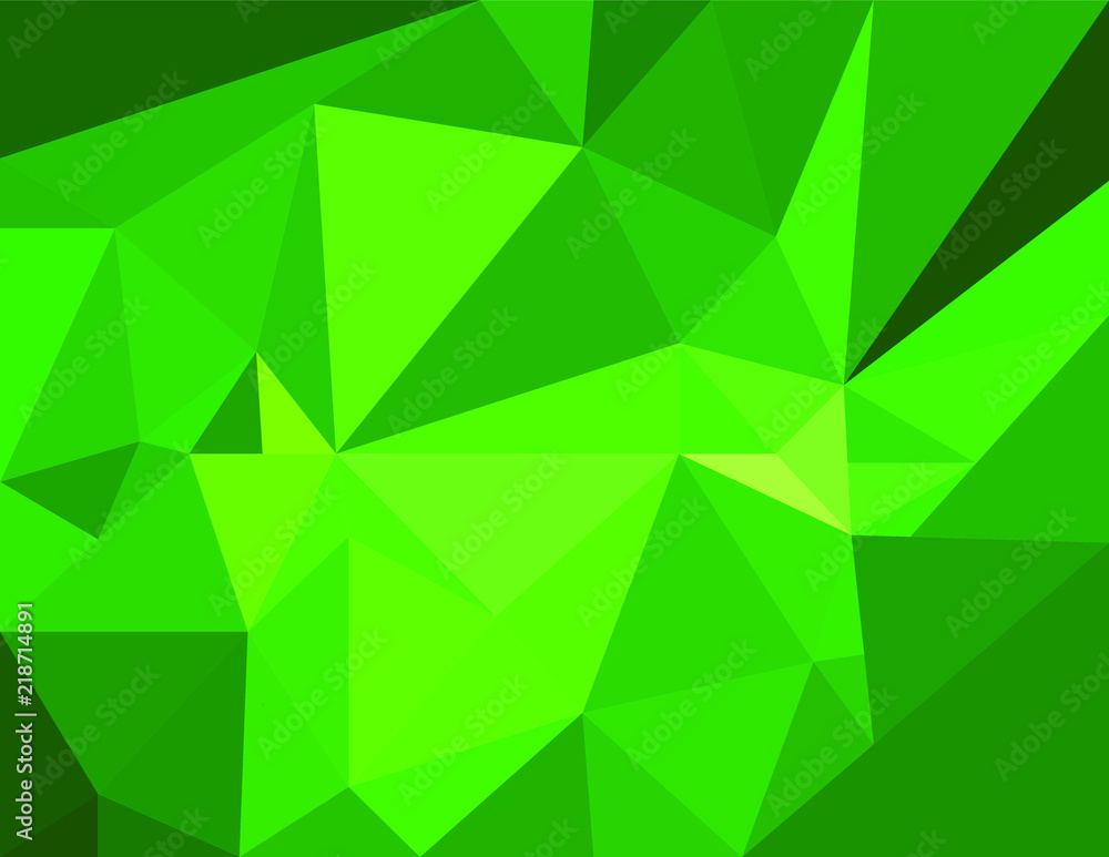 Low-Poly Green Background Low-Poly Green Background