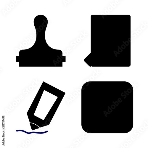 folder vector icons set. paper work, file, music file and publishing company logo in this set
