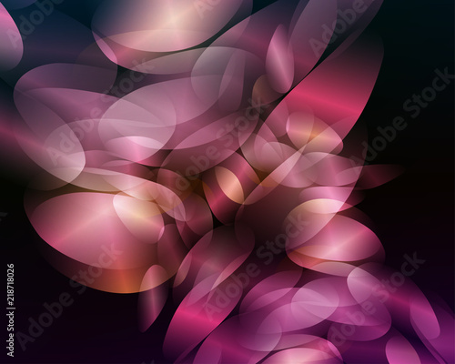 Abstract vector background composed of simple elements