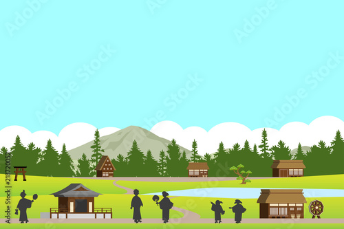 集落の風景
