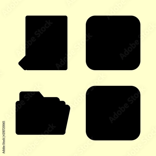 folder vector icons set. music folder, file and music file in this set