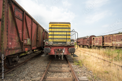 an train graveyard