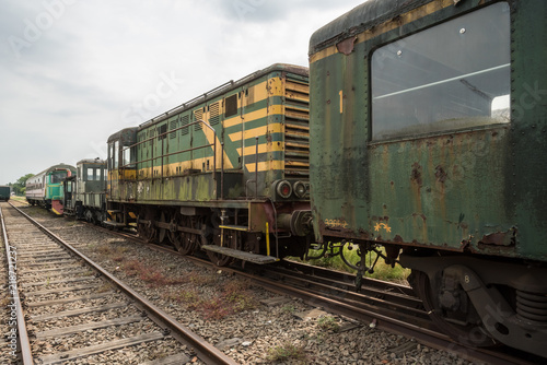 an train graveyard