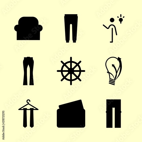 human icons set. space, currency, mode of transport and cool graphic works