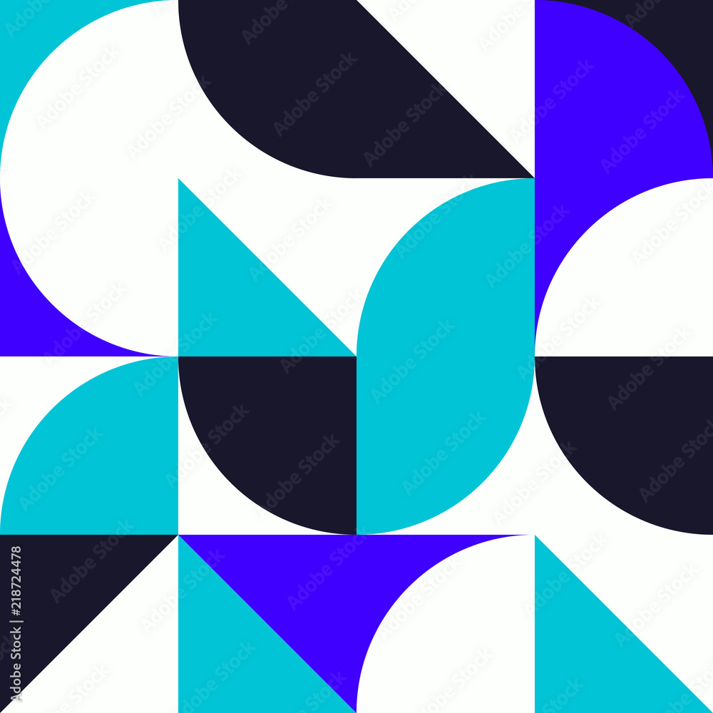 Minimalist background seamless pattern with simple shape