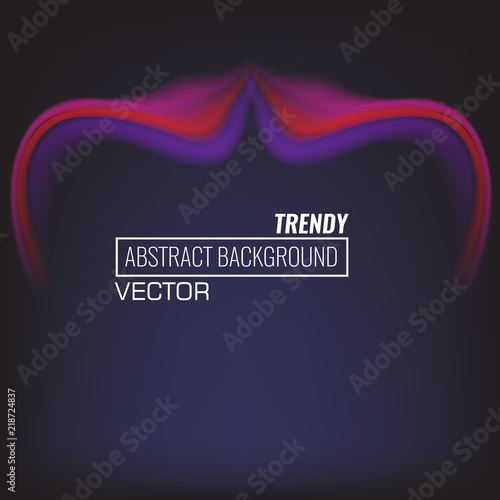 Trendy Liquid color background design. Fluid gradient composition. Vector Futuristic design poster background.