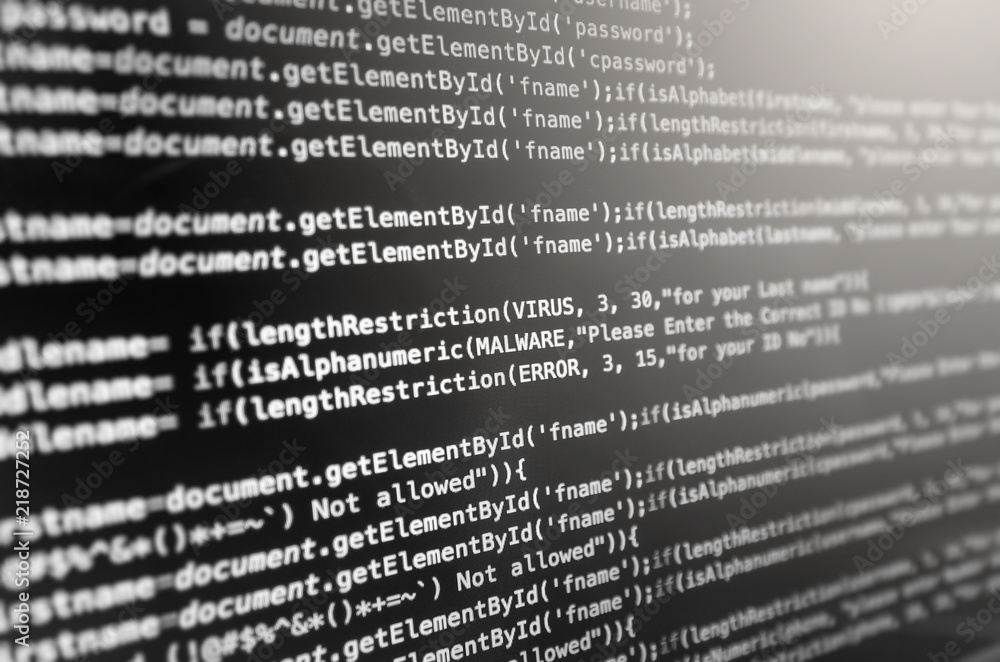 Desktop Source Code and Wallpaper by Computer Language with Coding and  Programming. Stock Image - Image of java, desktop: 125215647