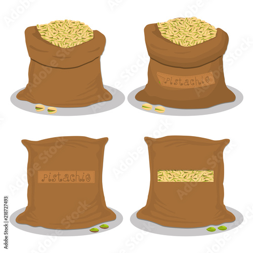 Sacks with natural food