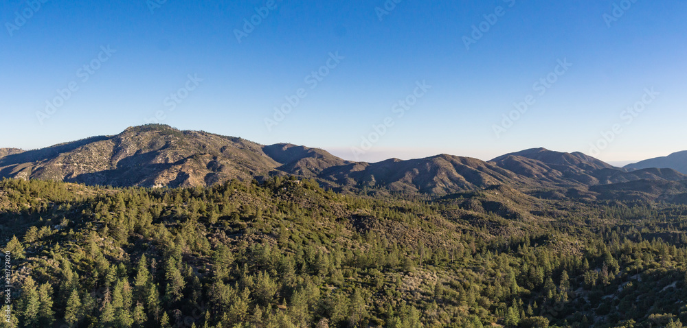 Mountain Tops and Forest in Southern California Mountain Tops and Forest in Southern California