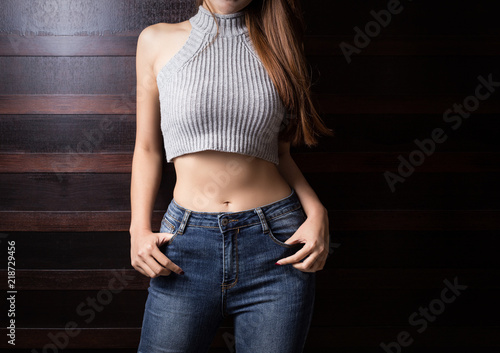 Beautiful body of woman