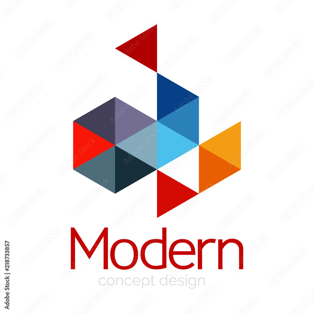 Triangle shape design abstract business logo icon design. Company logotype branding emblem idea Triangle shape design abstract business logo icon design. Company logotype branding emblem idea