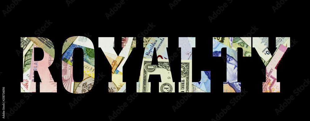 Fototapeta premium royalty Different Worlds Banknotes. Background for business. Money concept