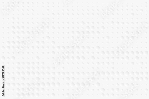 Abstract bumpy surface texture of gradient white and gray round dots. Vector illustration, EPS10. Can be used as background, backdrop, image montage in graphic design, book cover, flyer, brochure, etc photo