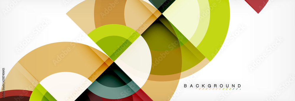 Vector circular geometric abstract background Vector circular geometric abstract background