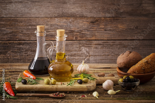 olive oil flavored with spices and other ingredients