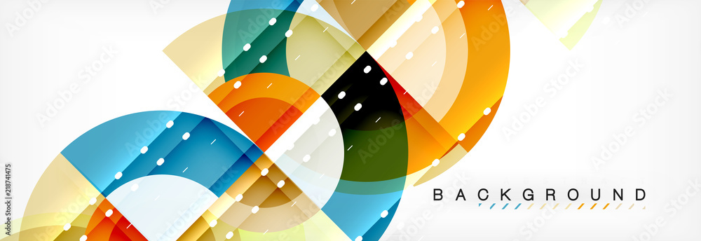 Vector circle abstract background Vector circle abstract background