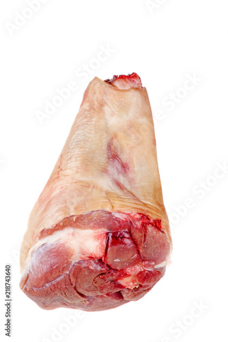 Foto Raw ham fore hock