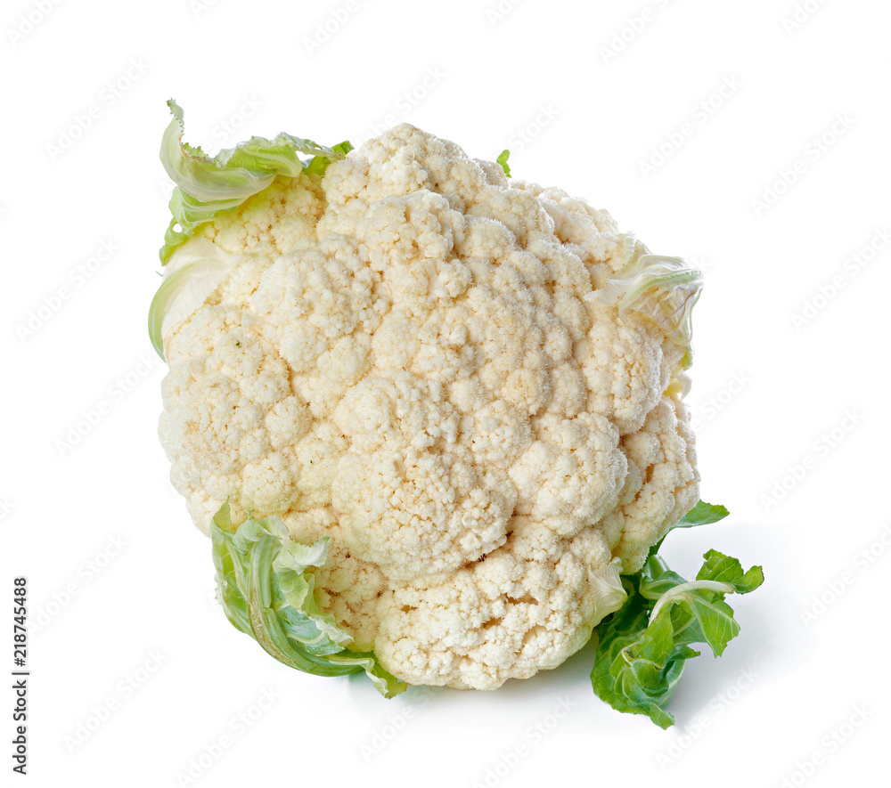 Cauliflower isolated on white background Cauliflower isolated on white background