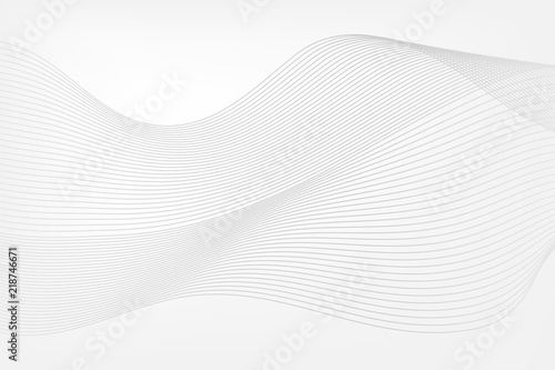 Abstract background. Wave pattern. Gray vector band lines. Curve illustration for web design, infographic, business, marketing project, presentation, report, sample, template, decoration