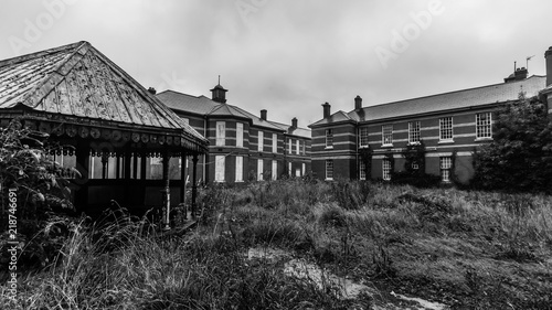 Old Asylum abandoned Building of Whitchurch near Cardiff, Wales