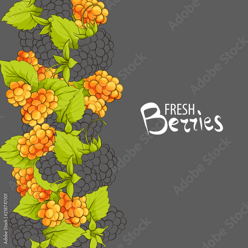 sweet cloudberry illsutration