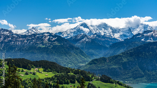 Switzerland, Beatenberg Alps panoramic view  © AlehAlisevich