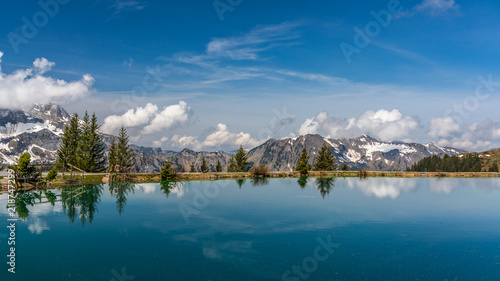 Switzerland, Engelberg Alps panorama view 
