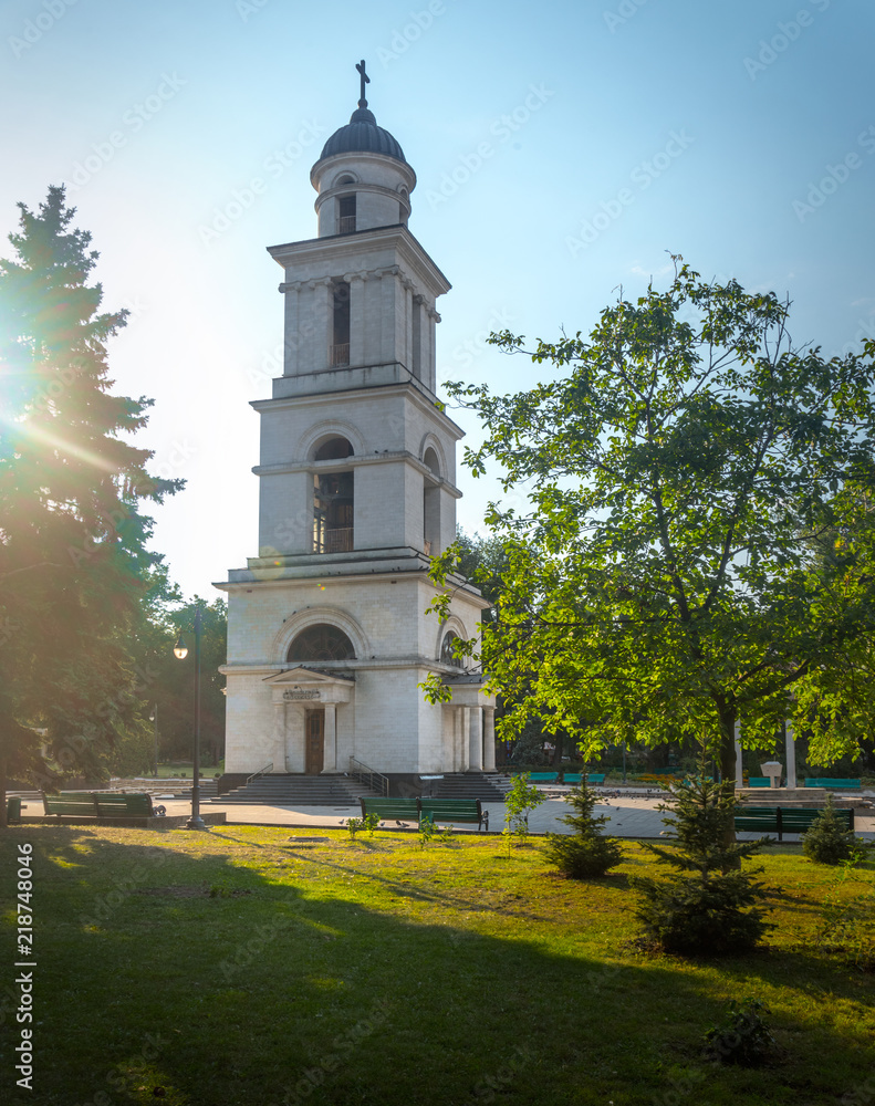 Fototapeta premium Nativity main central chapel near cathedral. Chisinau city.