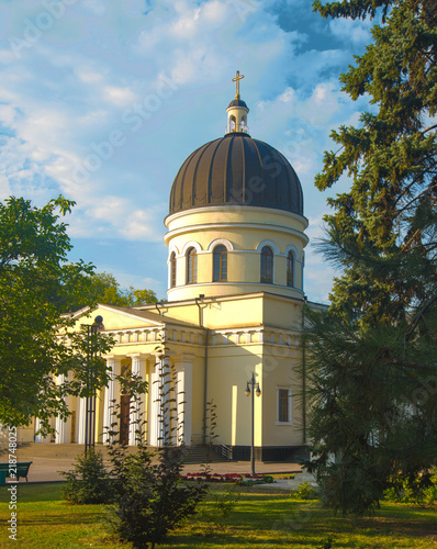 Nativity main central cathedral. Chisinau city.